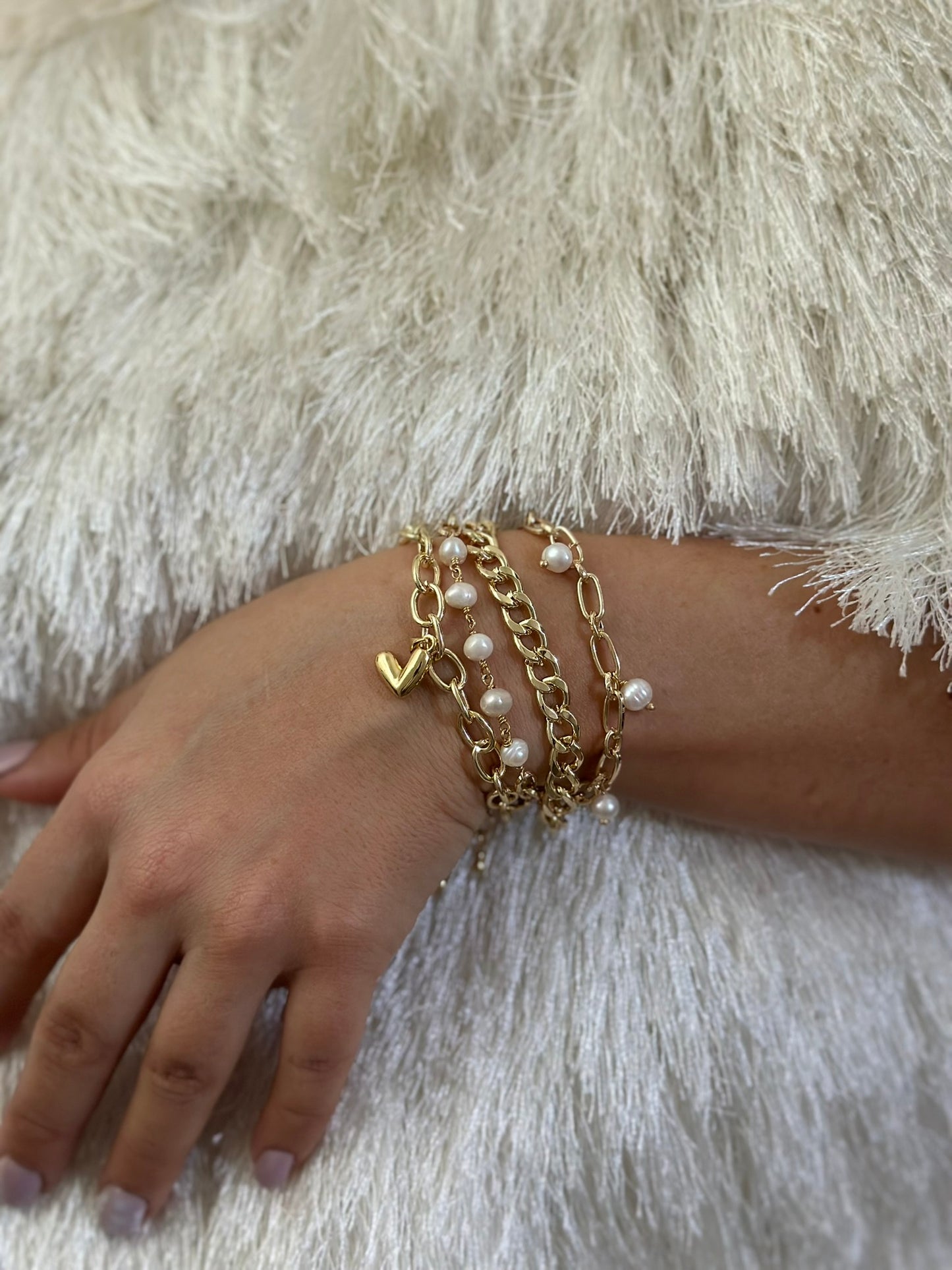 GALA LOOP BRACELET GOLD SET