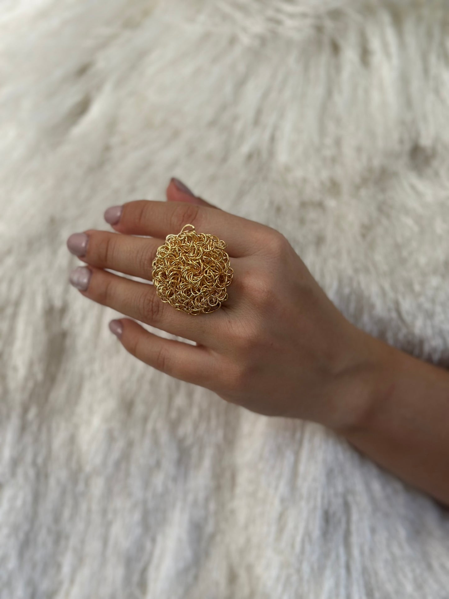 RADIANT KNOTS BRONZE RING