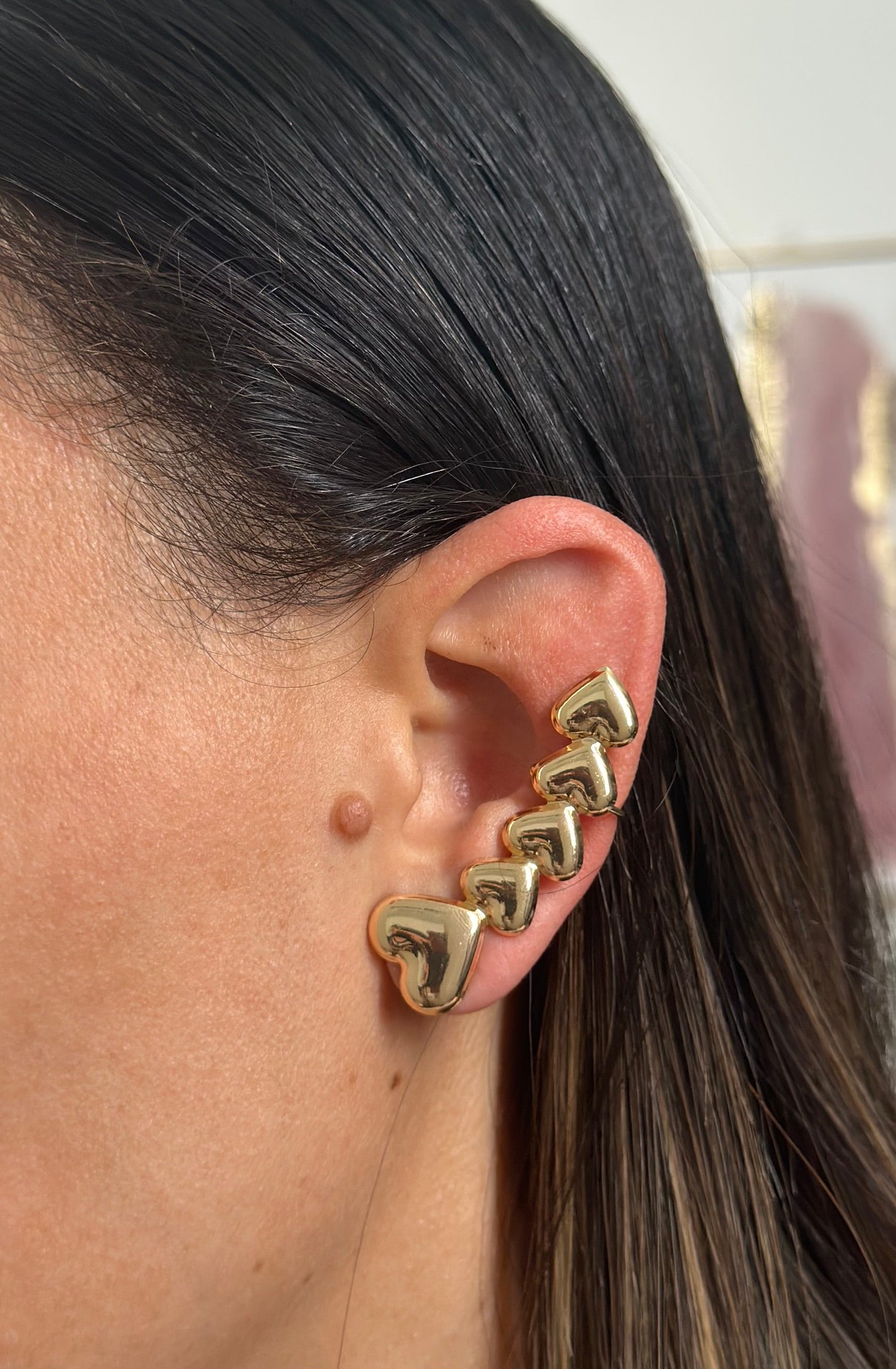 AMOUR BOLD EARRINGS GOLD