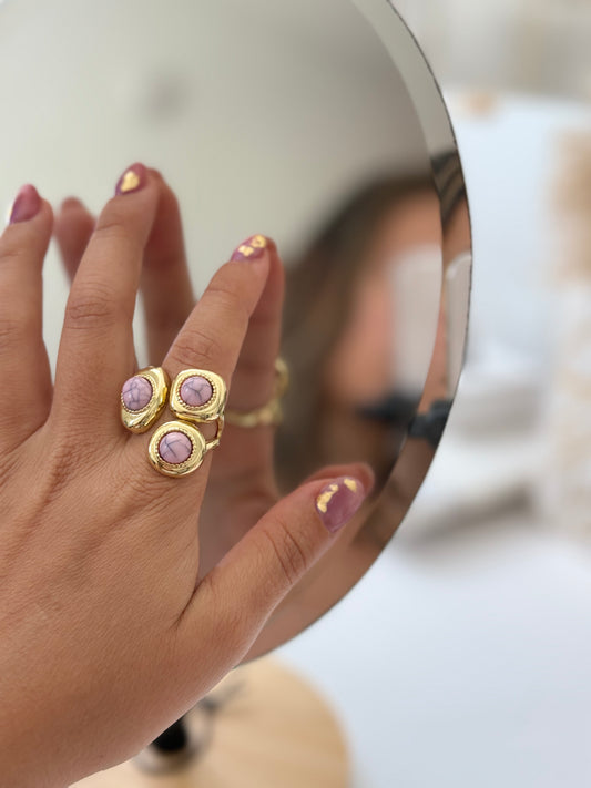 ROSE PULSE GOLD RING