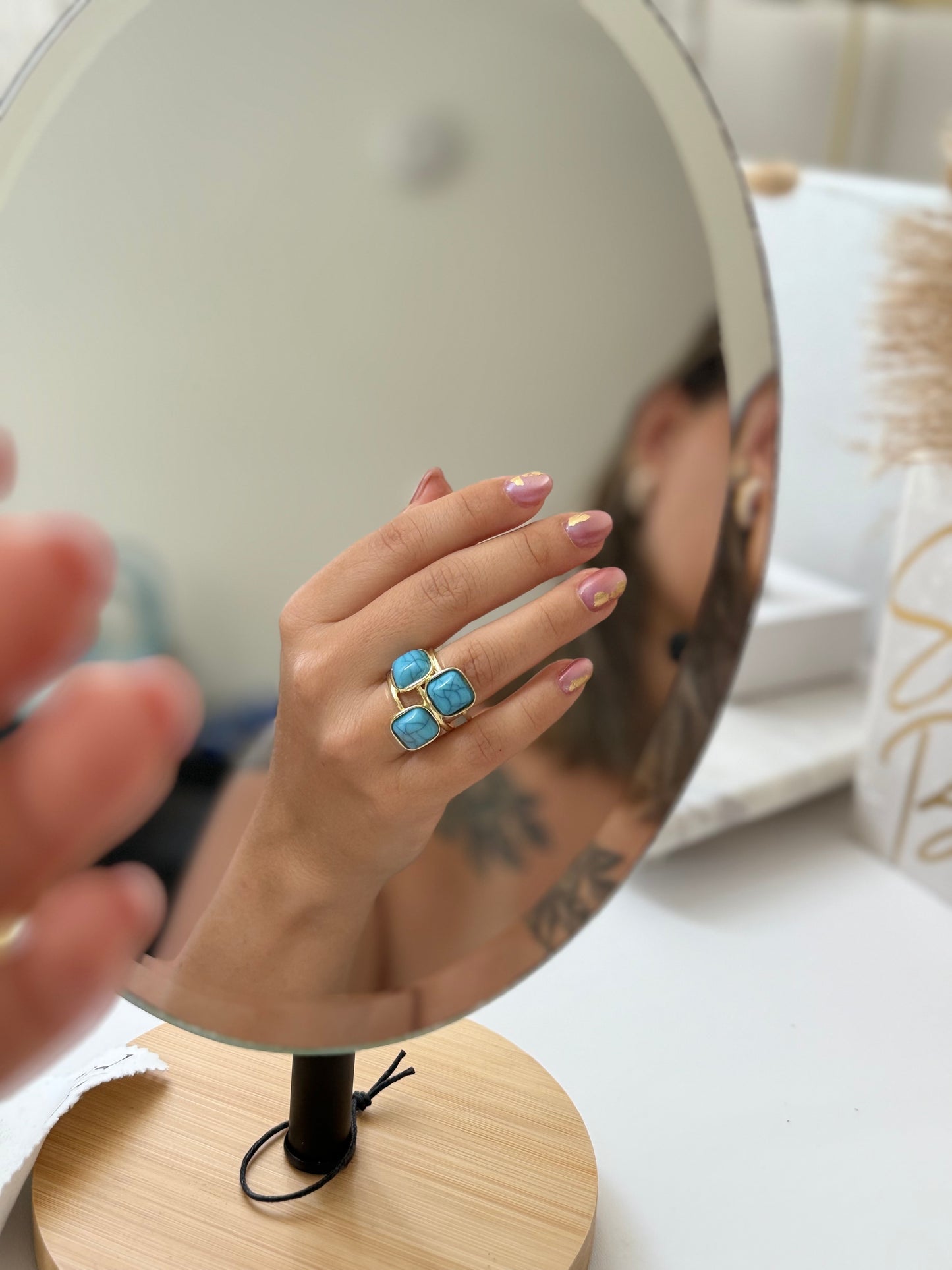 BLUE MUSE GOLD RING