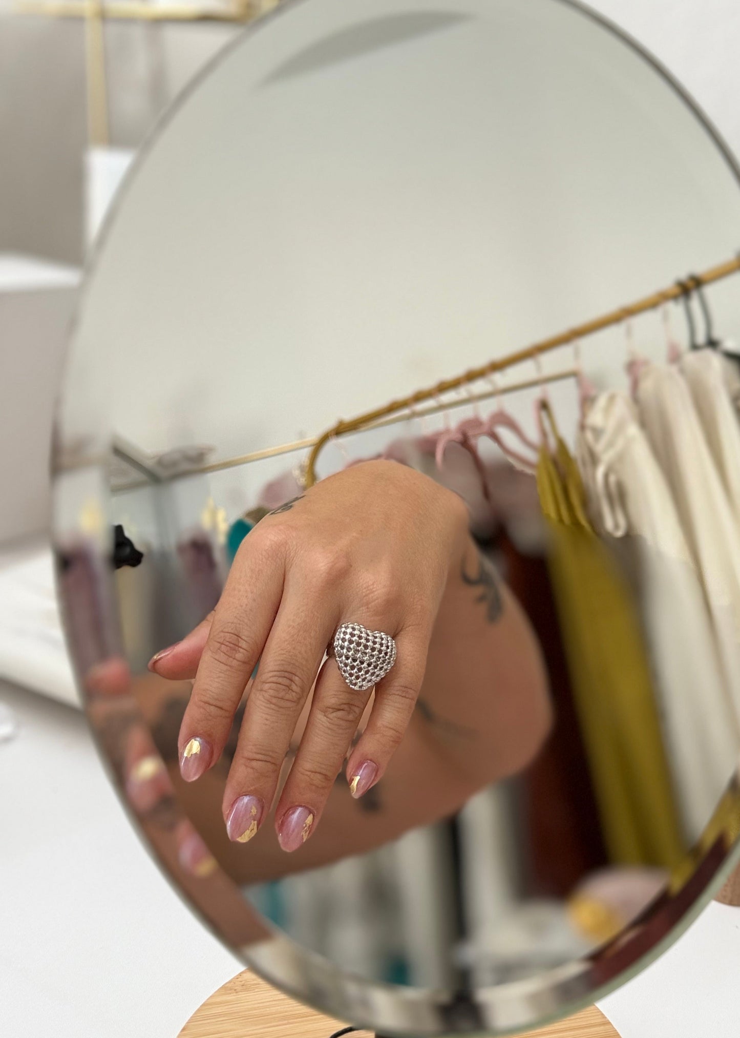 GLOWIN SILVER RING