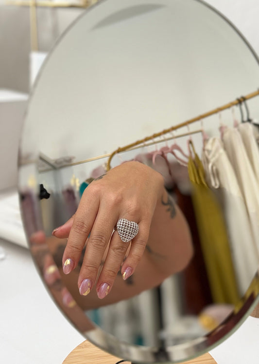 GLOWIN SILVER RING