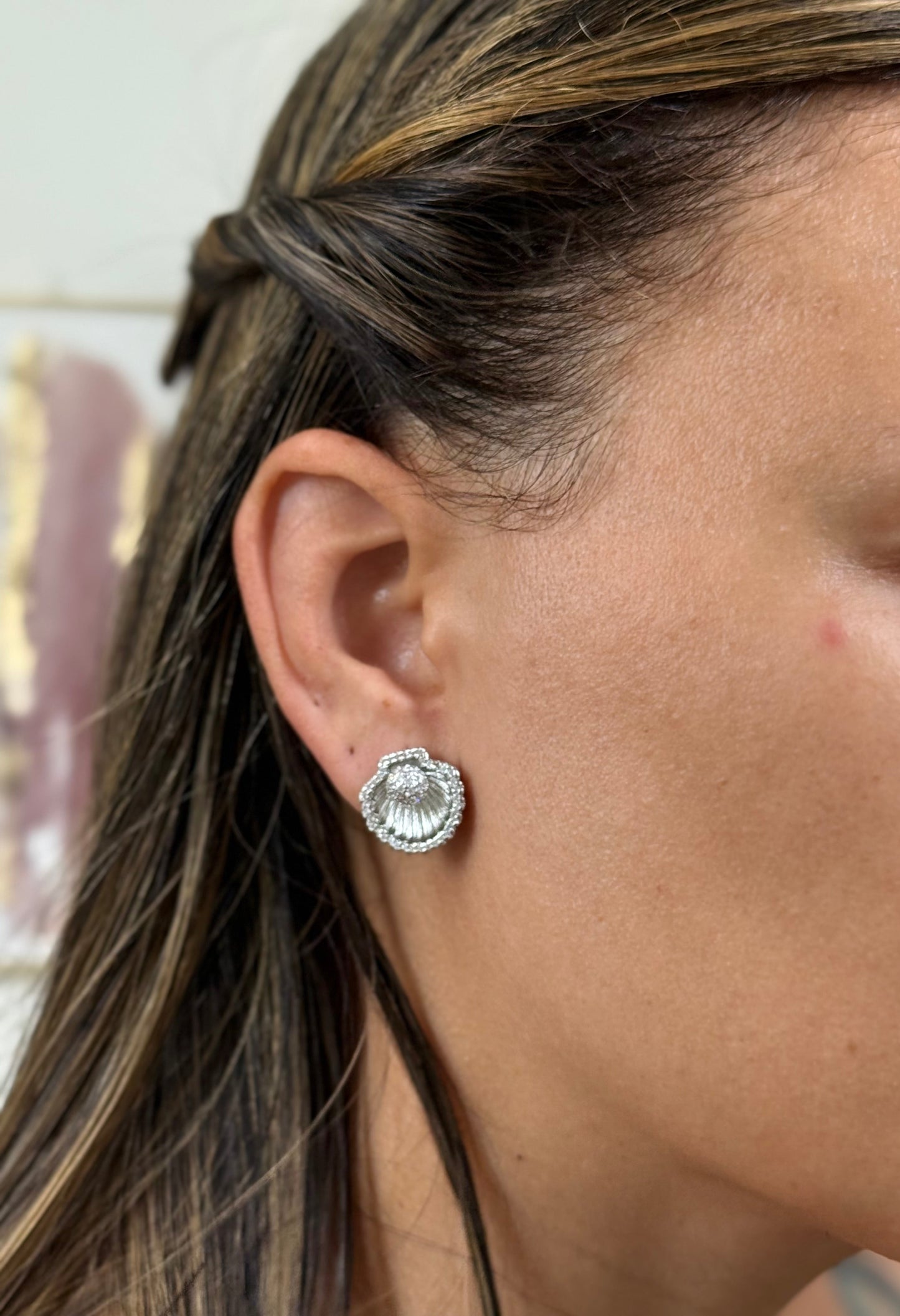 CONCHAE SILVER EARRINGS
