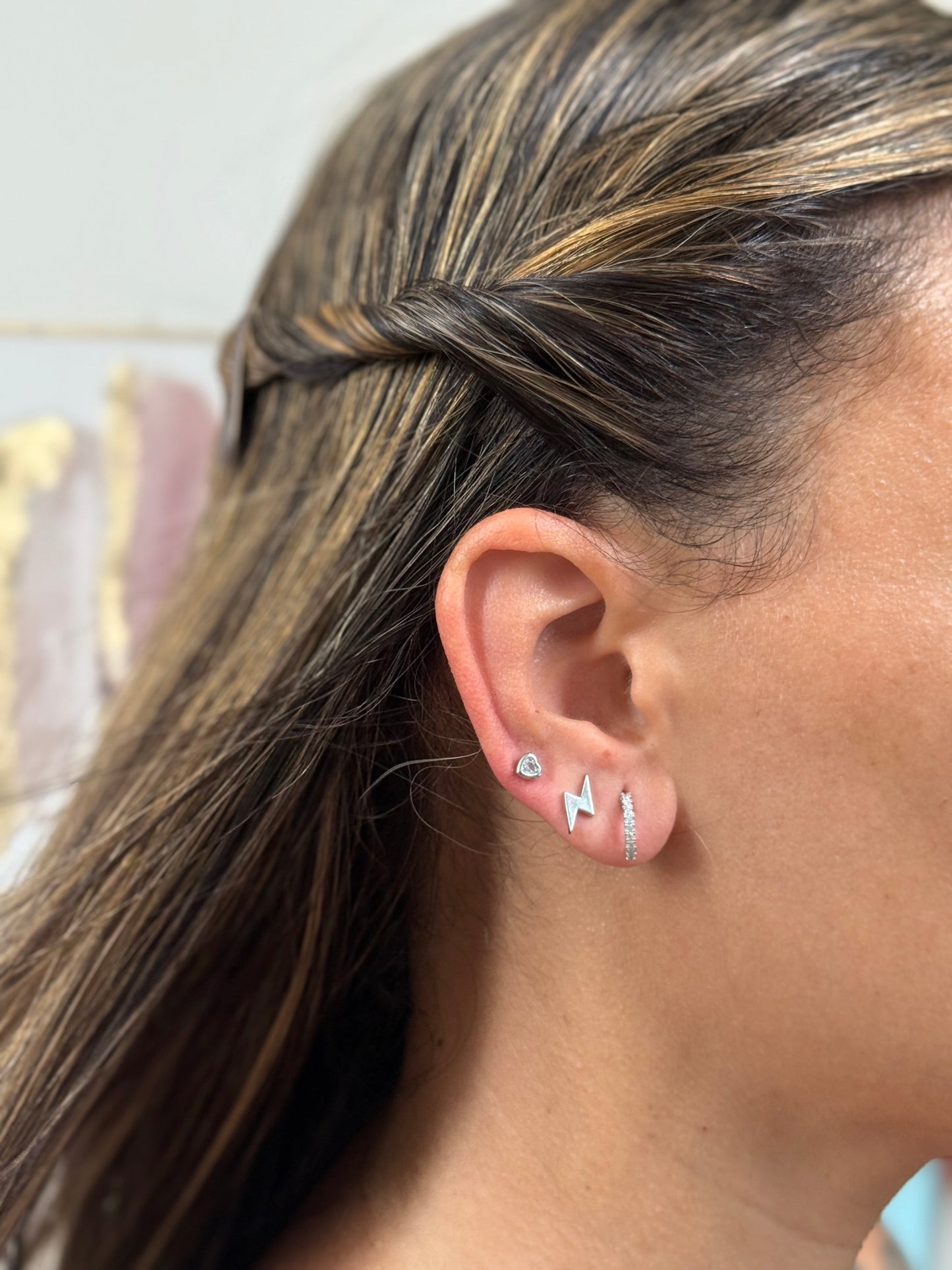 ÉCLAIR SET EARRINGS SILVER