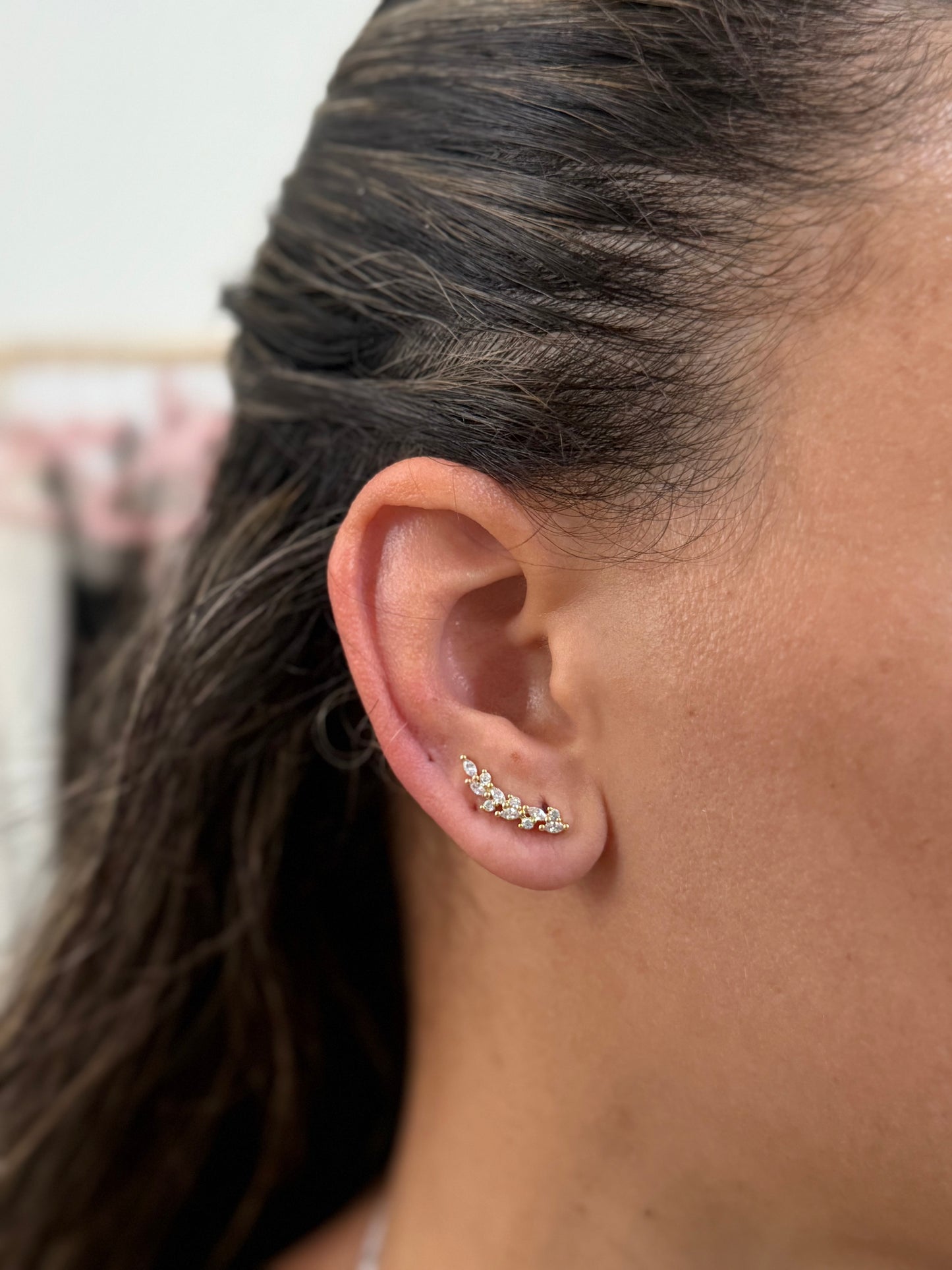 LIORA GOLD STUDS EARRINGS