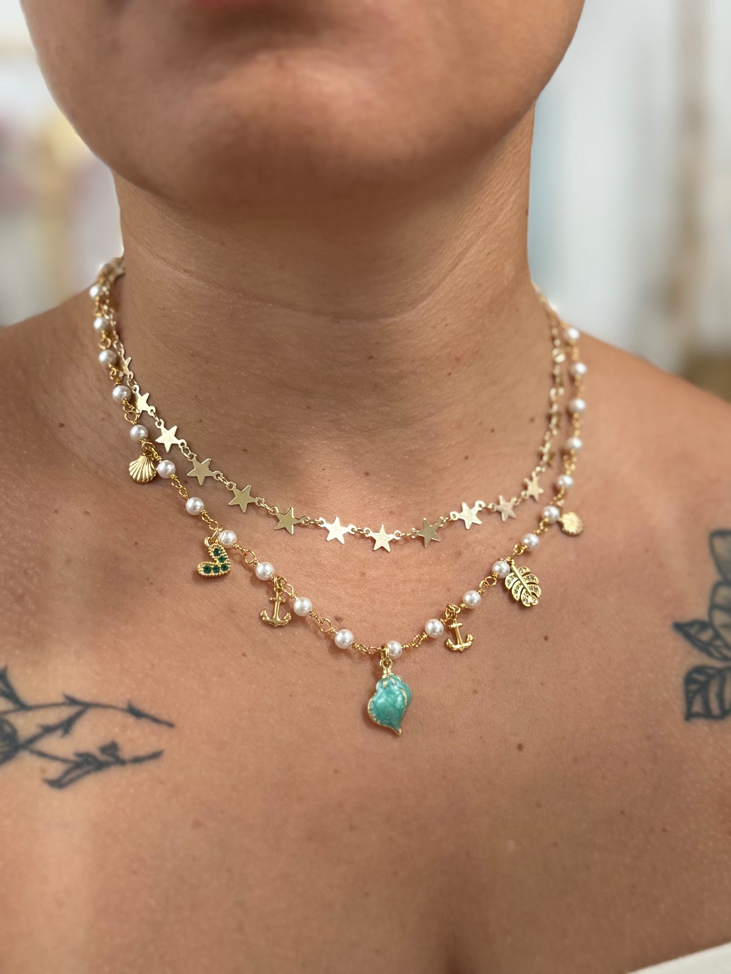 STARLIT TROPICS SET NECKLACES