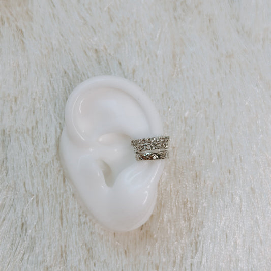 SELENA EAR CUFF SILVER