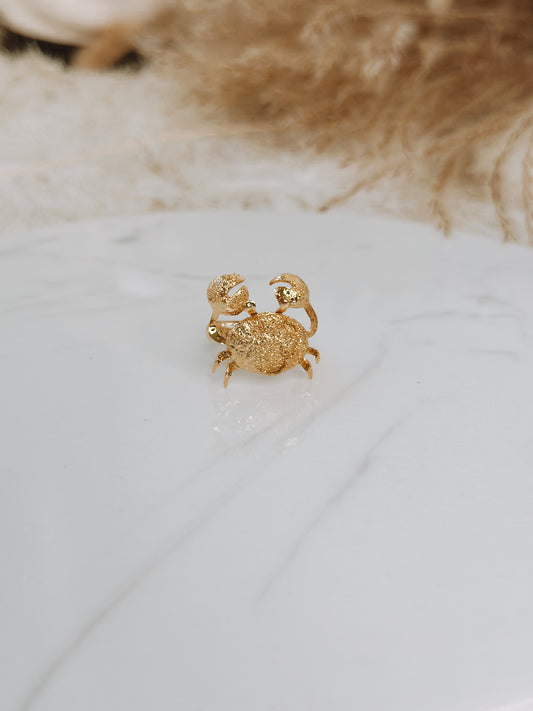 EUGINE CRAB BRONZE RING