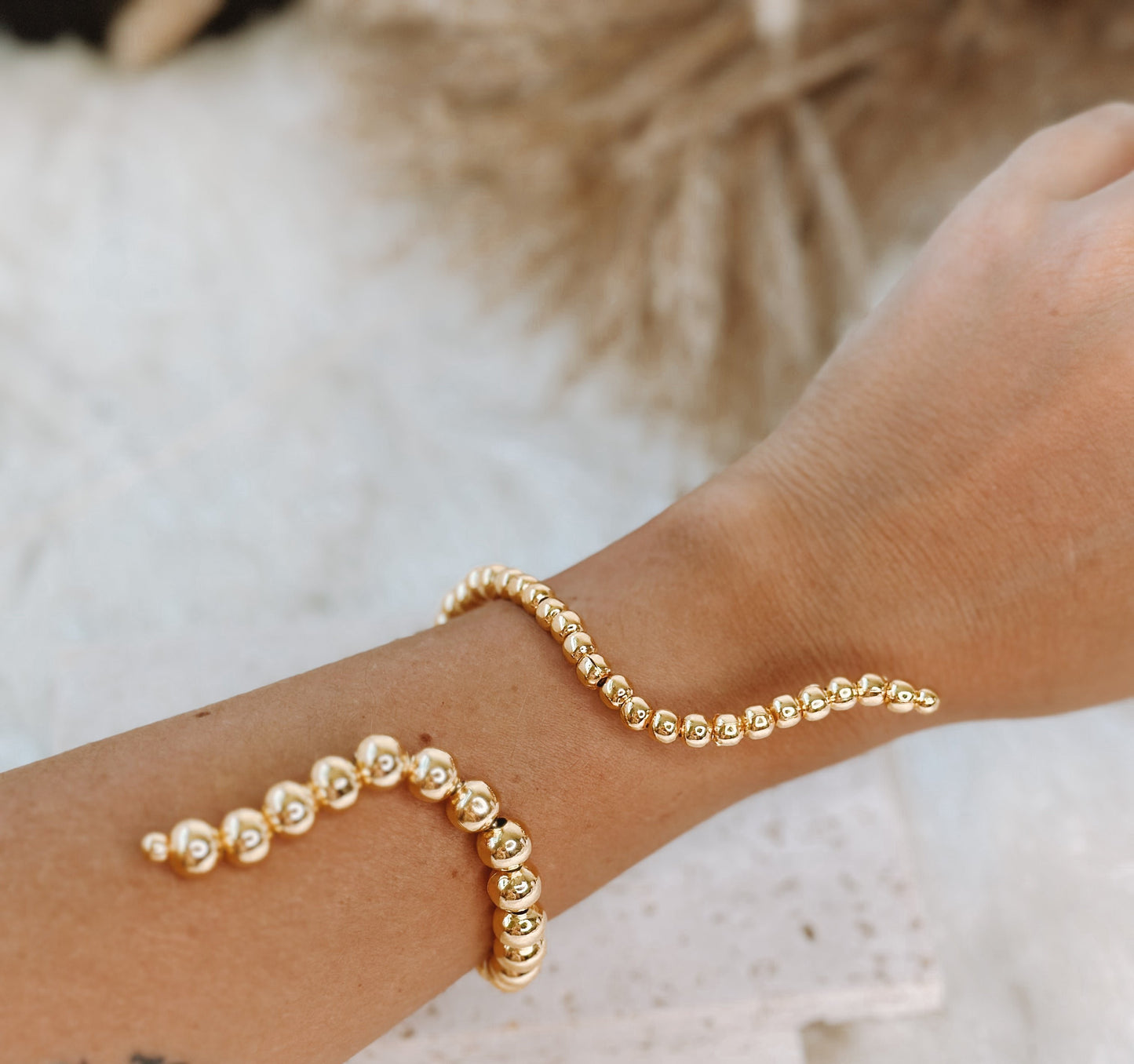 SNAKE BRACELET BRONZE PLATED GOLD