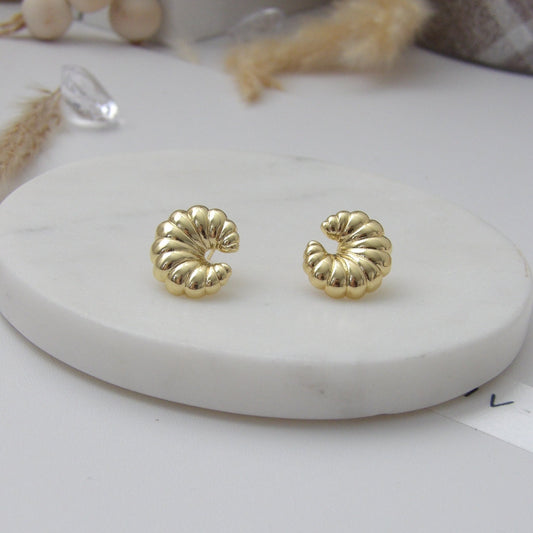 CROISSANT EARRING GOLD