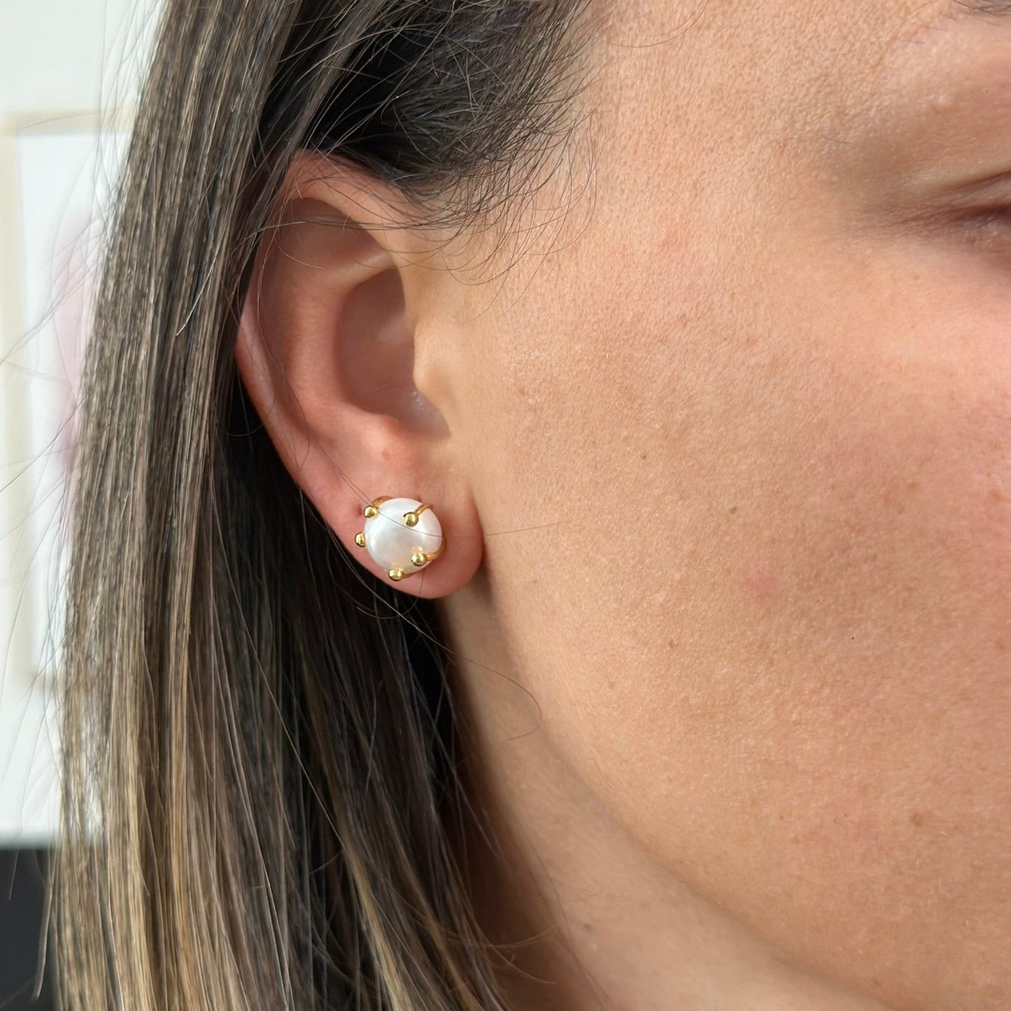 DREAM PEARL EARRINGS GOLD