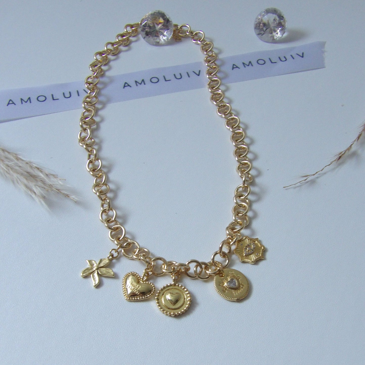 HOST NECKLACE PEARL GOLD