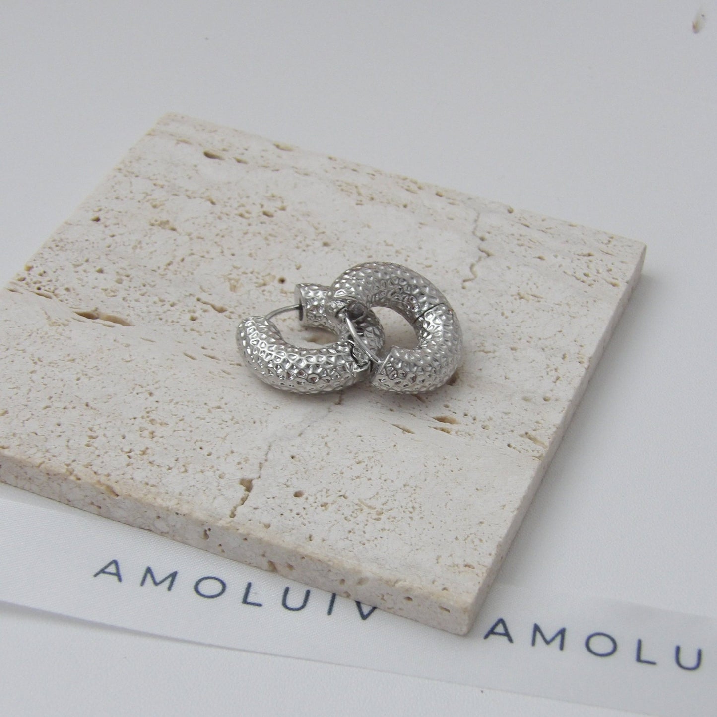 NIA EARRINGS SILVER