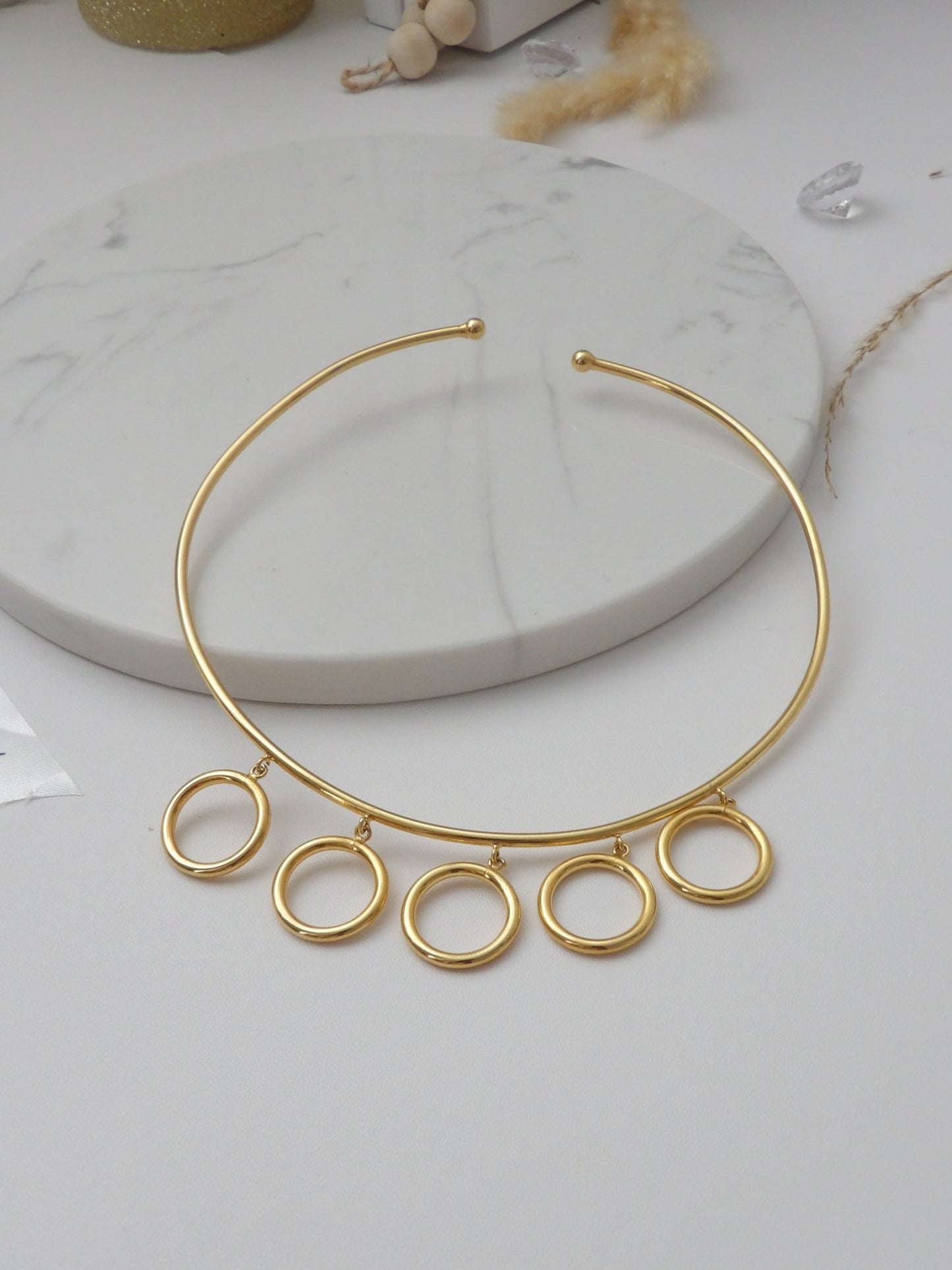 PARIS CHOKER BRONZE GOLD