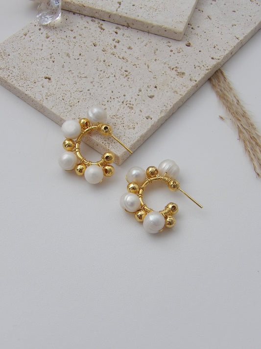 ROMA GOLD EARRINGS BRONZE