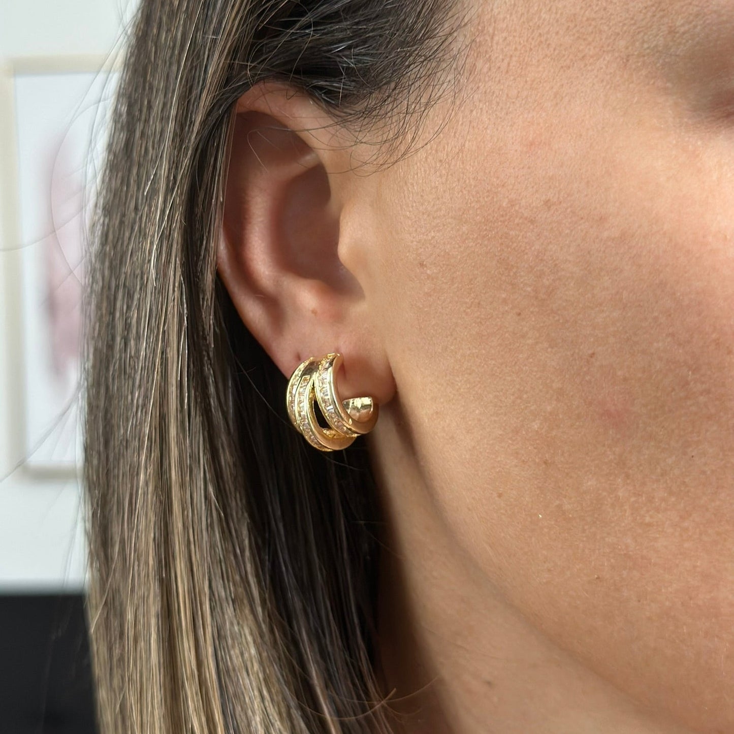 SANDRA EARRINGS GOLD