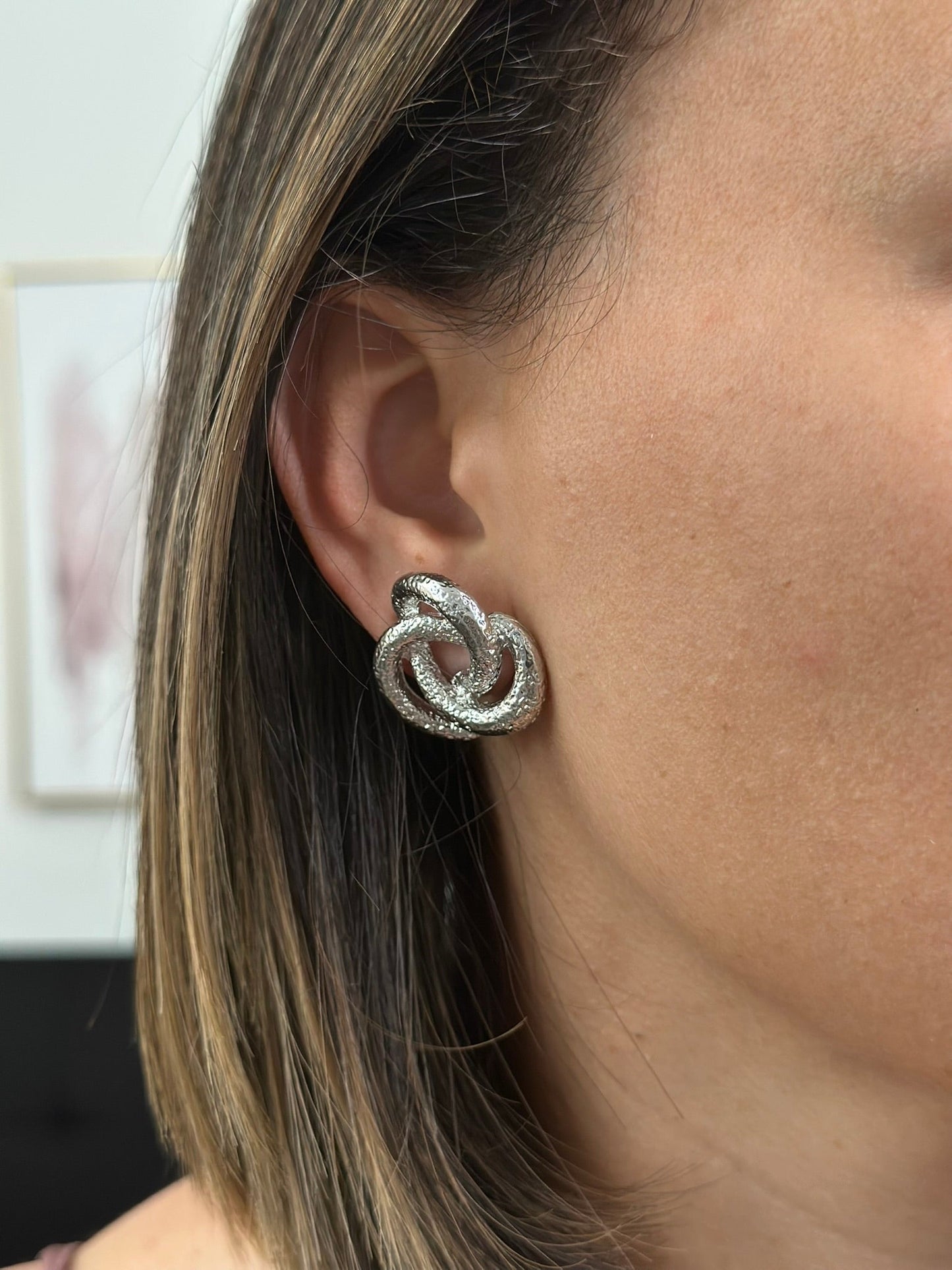 TESS EARRINGS SILVER