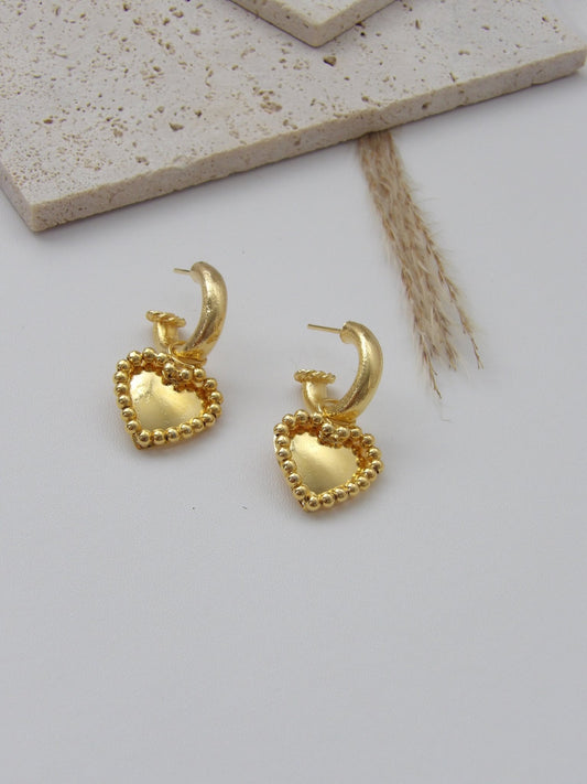 TIMELESS GOLD EARRINGS BRONZE MULTI USE