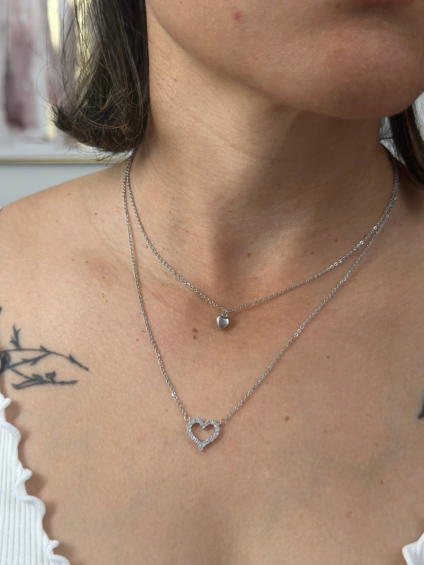 VENECIA NECKLACE SET SILVER