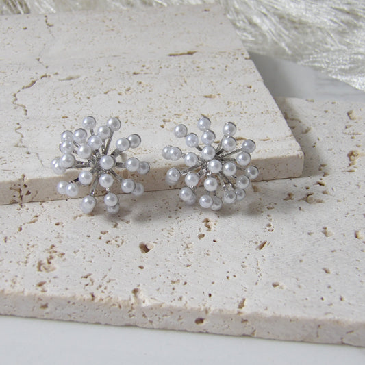 DOVE PEARL EARRING SILVER