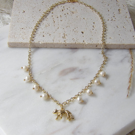 LEOPARD NECKLACE GOLD