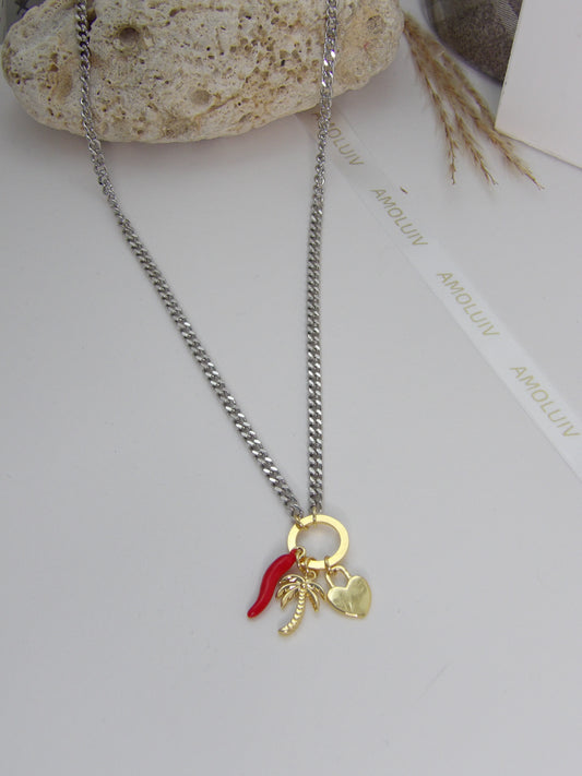 VIBRANT TROPICS NECKLACE GOLD