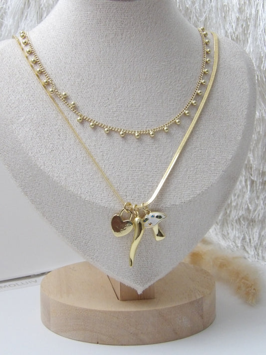 Golden Fungi NECKLACE