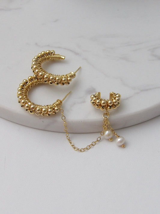 GOLDEN MOOD EARRINGS SET