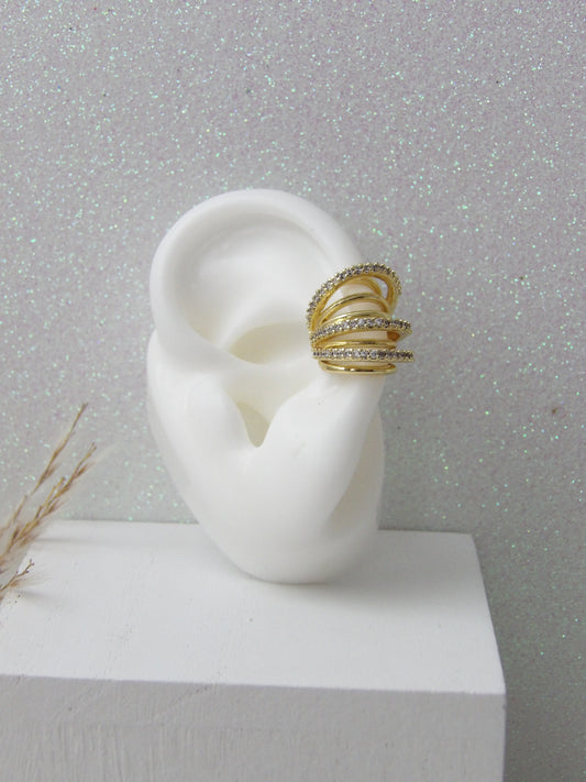 FIERCE EAR CUFF GOLD