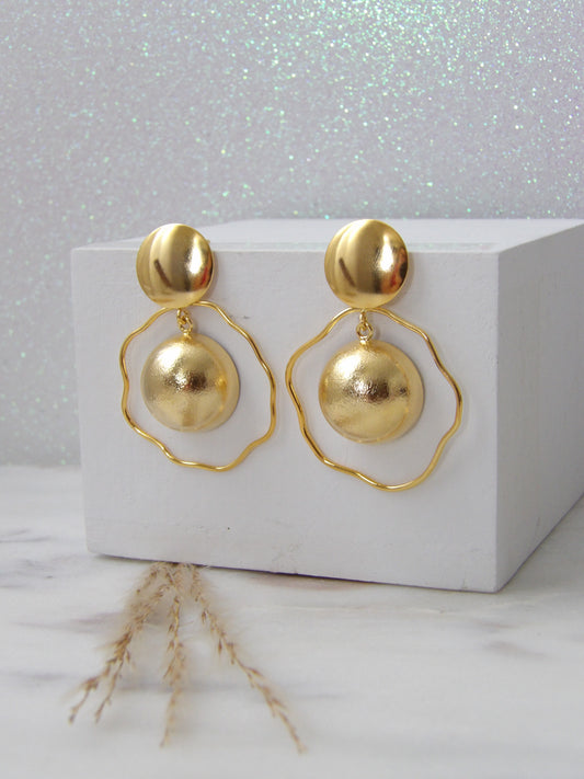 SOLENNE EARRINGS BRONZE