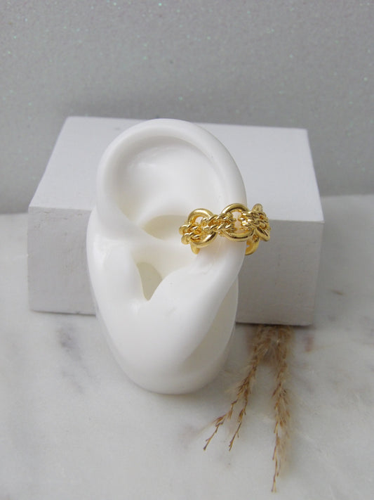 LYA EAR CUFF BRONZE