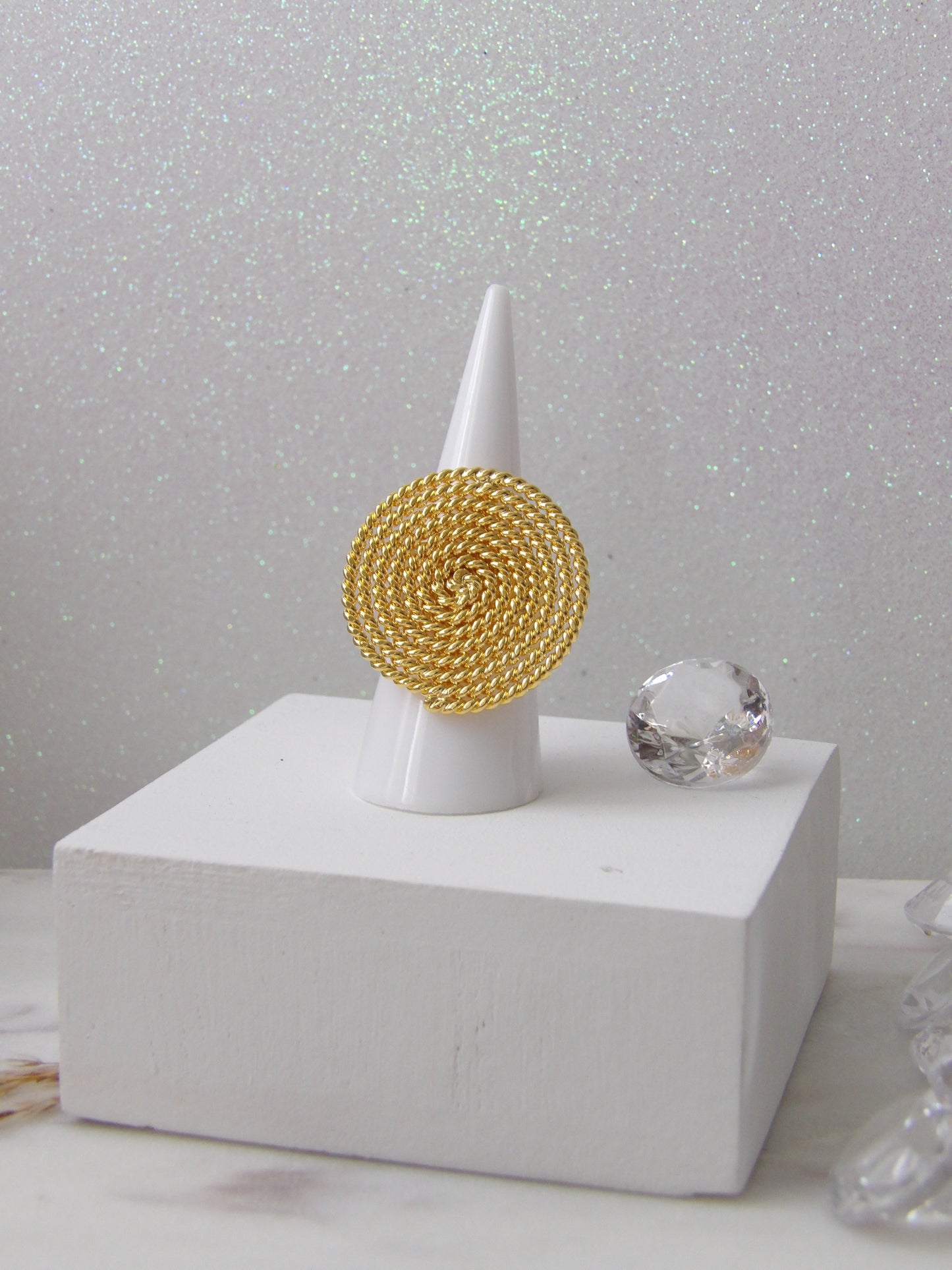 SOLSTICE BRONZE GOLD RING