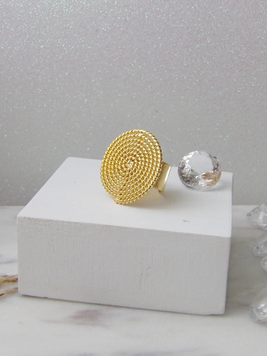 SOLSTICE BRONZE GOLD RING