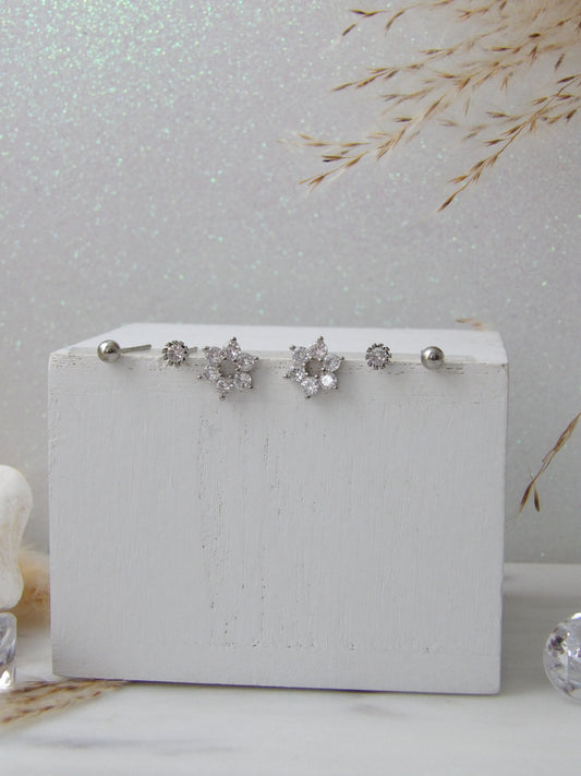 LIORA BLOOM SET SILVER