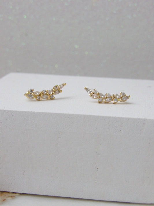 LIORA GOLD STUDS EARRINGS