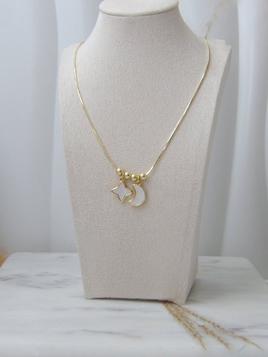 LUNARIA GOLD NECKLACE