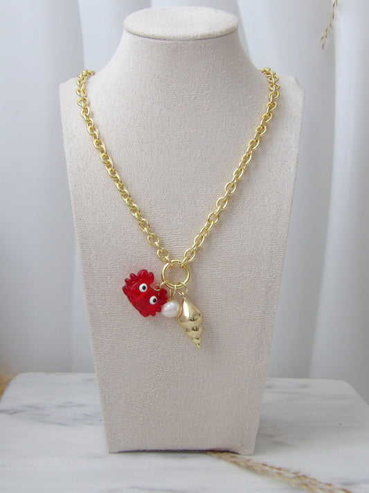 CRABBY CHARM CHAIN GOLD