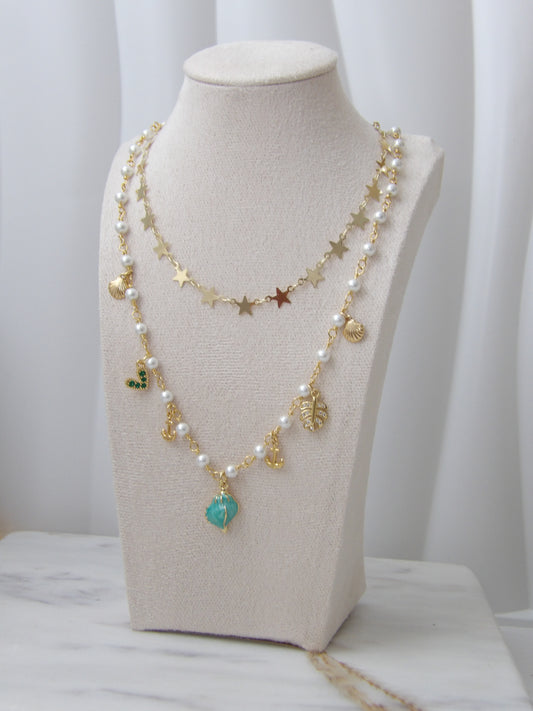 STARLIT TROPICS SET NECKLACES
