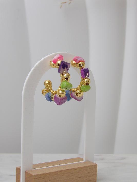 CASSIS EARRINGS BRONZE