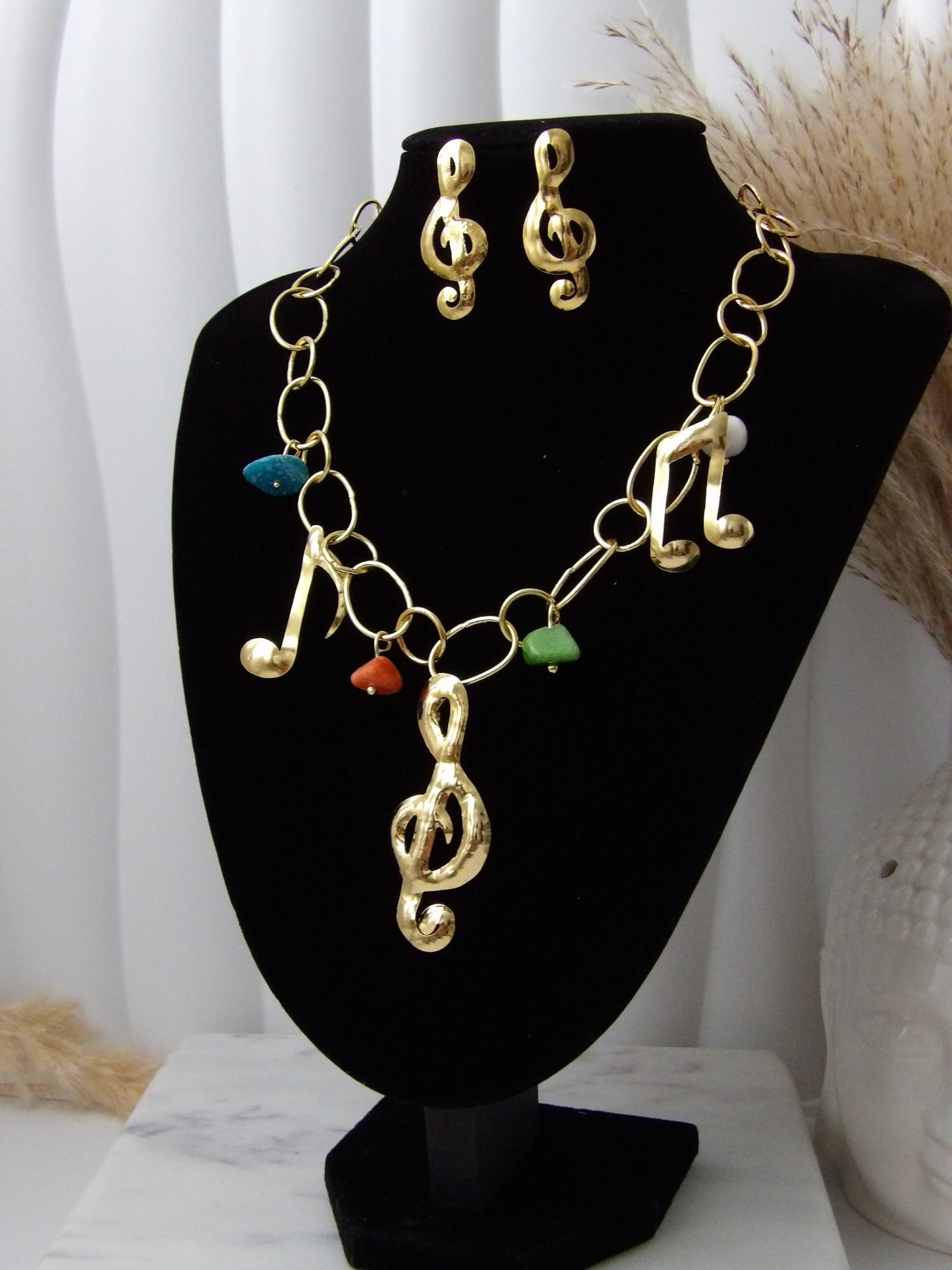🎵 RHAPSODY SET NECKLACE BRONZE