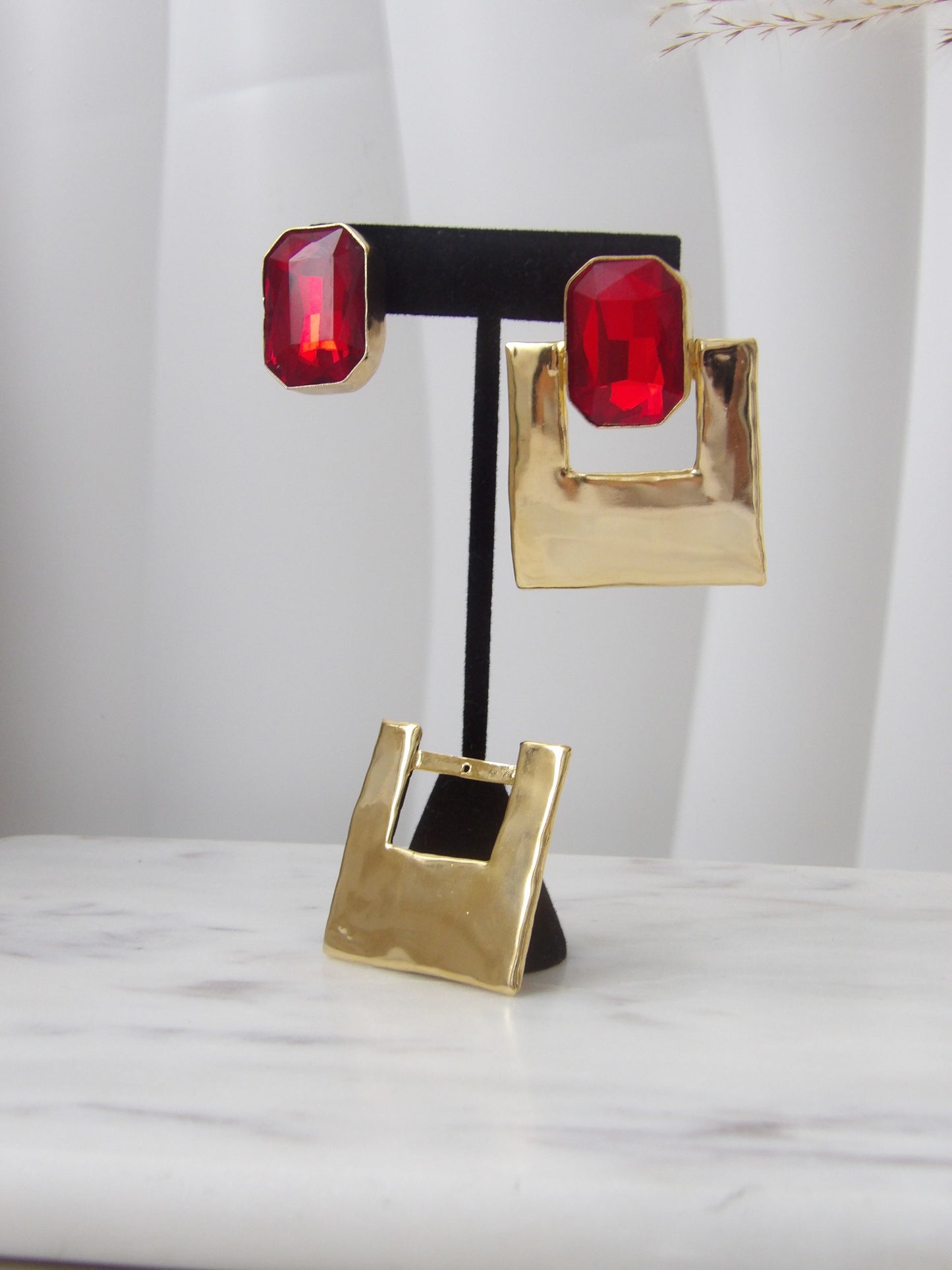 VERSA ÉMERAUDE EARRINGS MULTI USE (VARIANT RUBI)