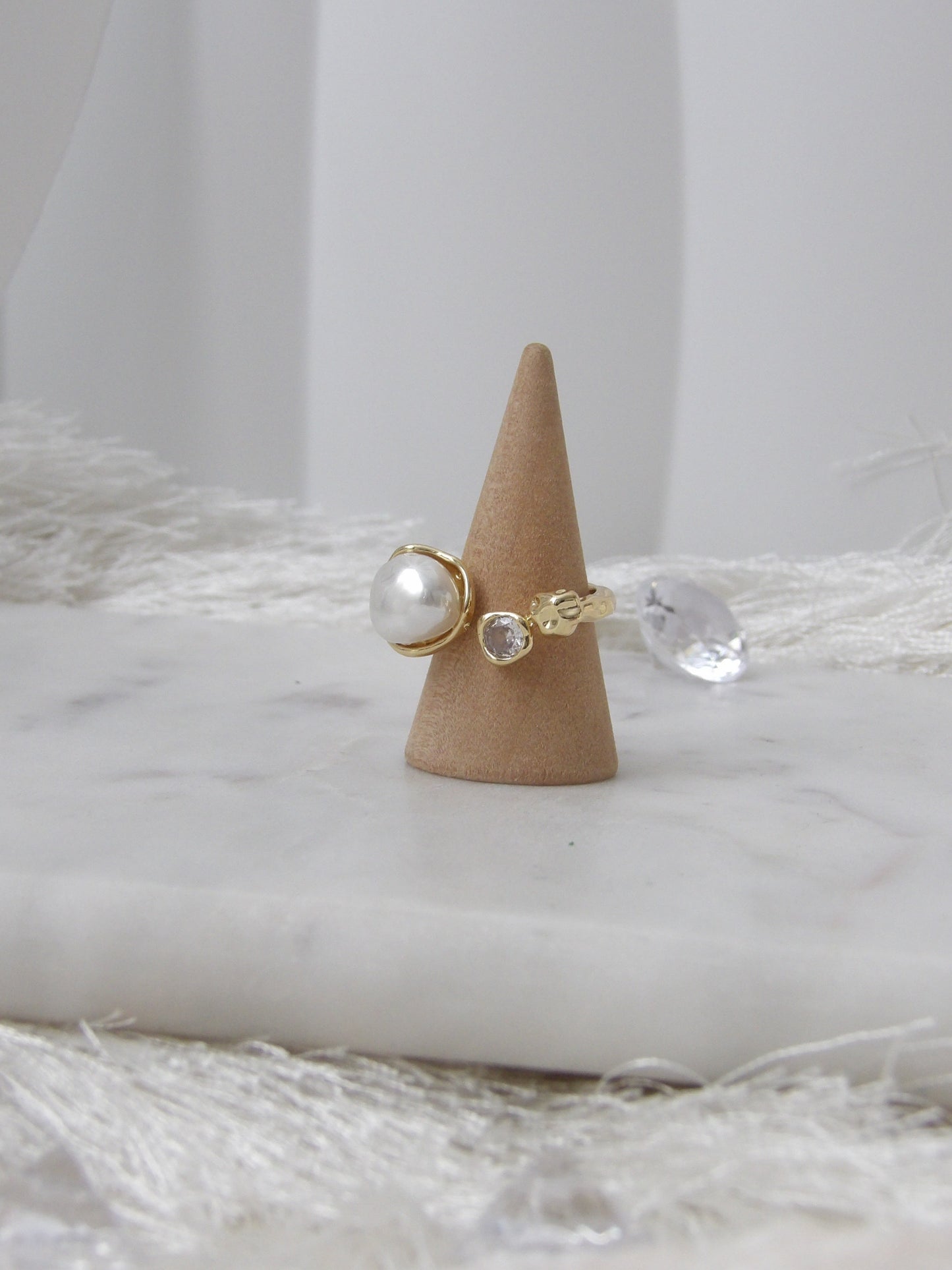 SOHO PERAL GOLD RING