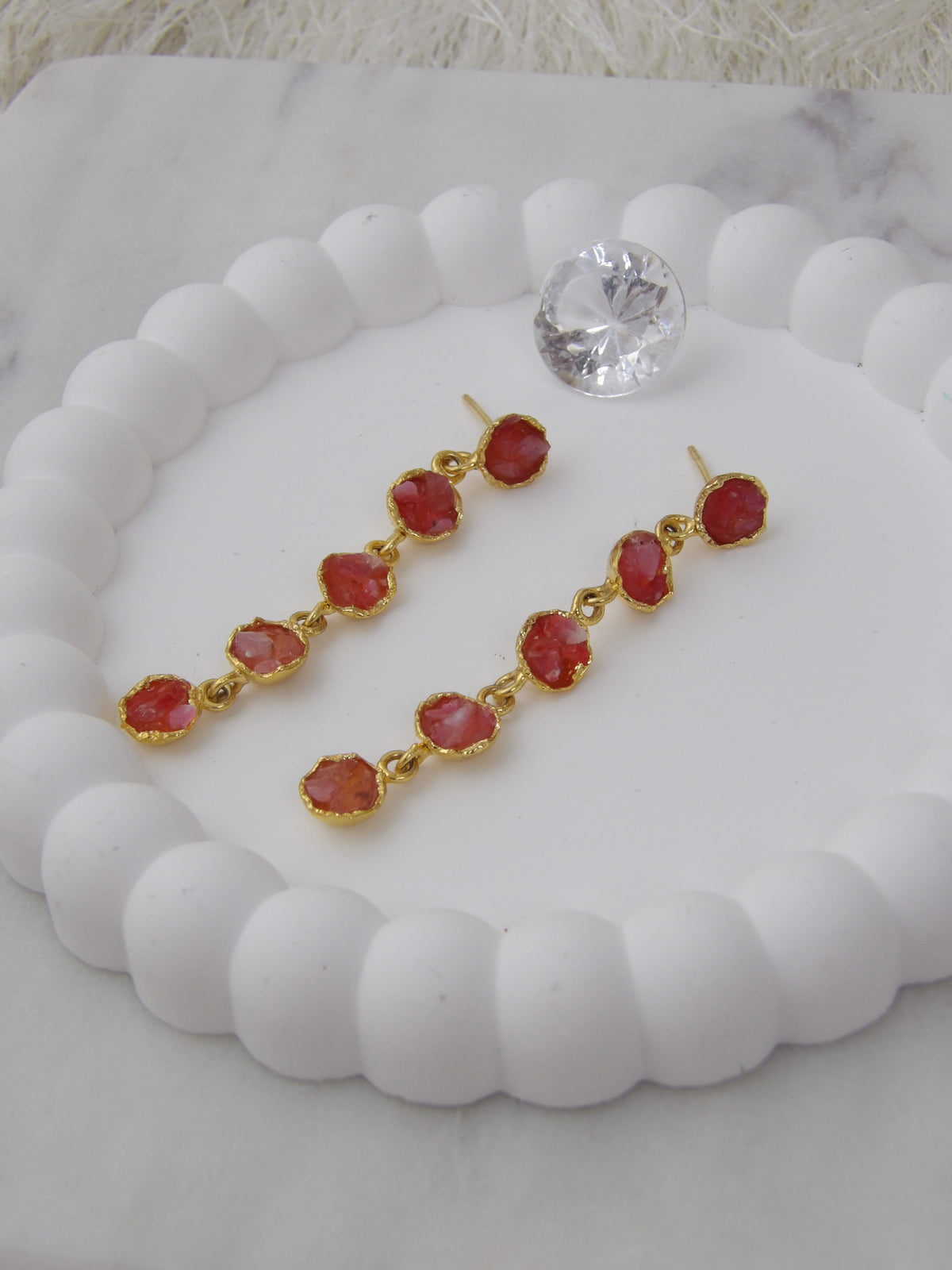 RUBY GLOW EARRINGS