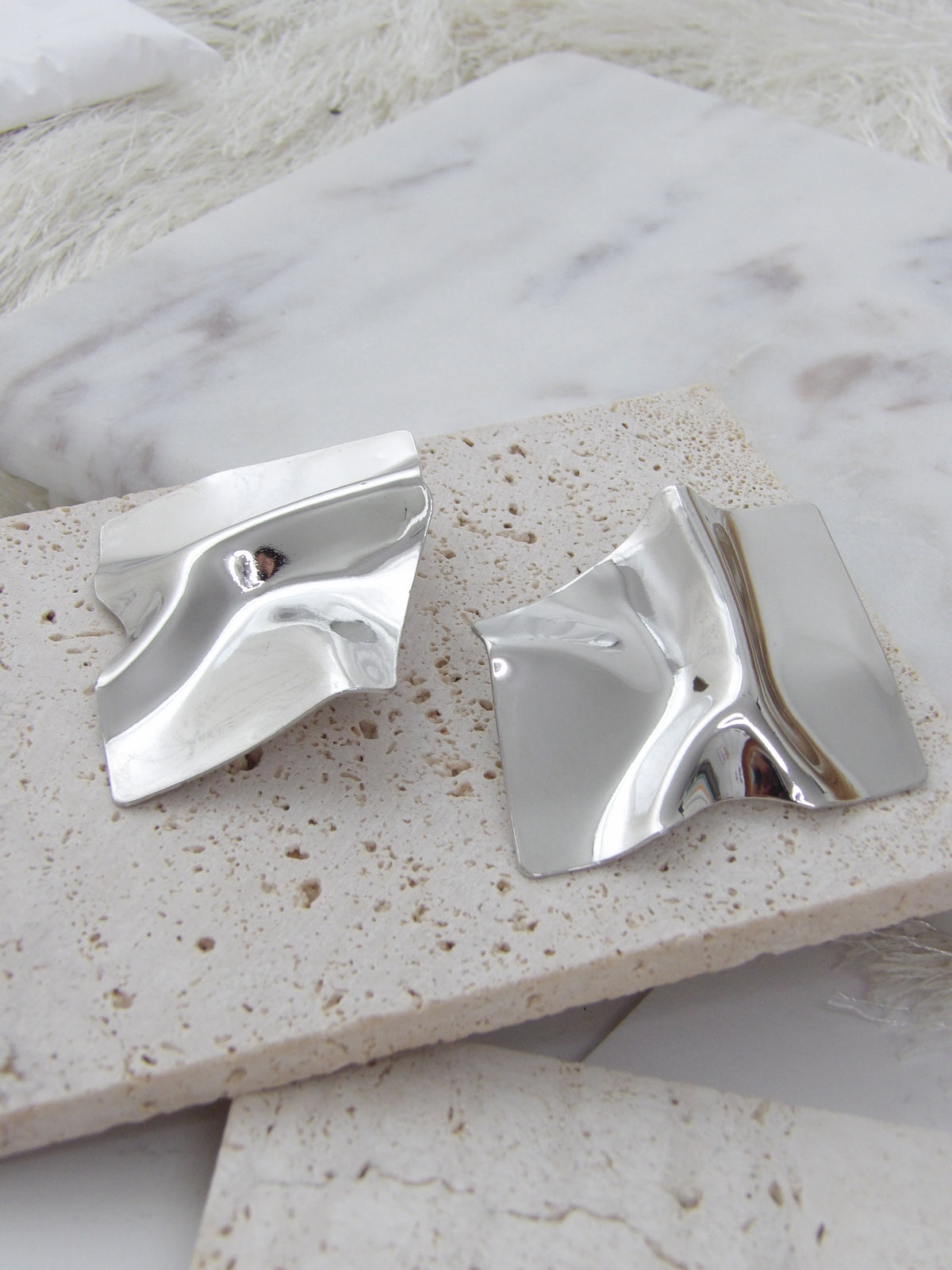 VELORA SILVER EARRINGS