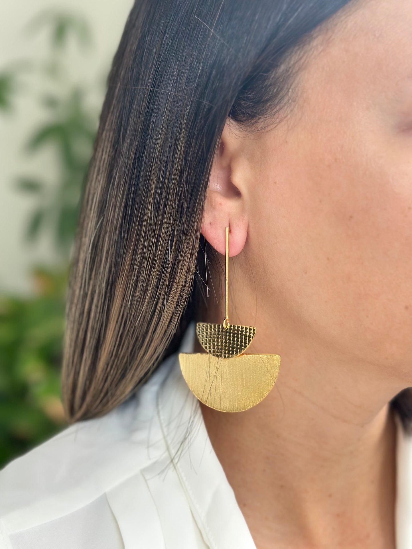 RADIANT ECLIPSE BRONZE EARRINGS