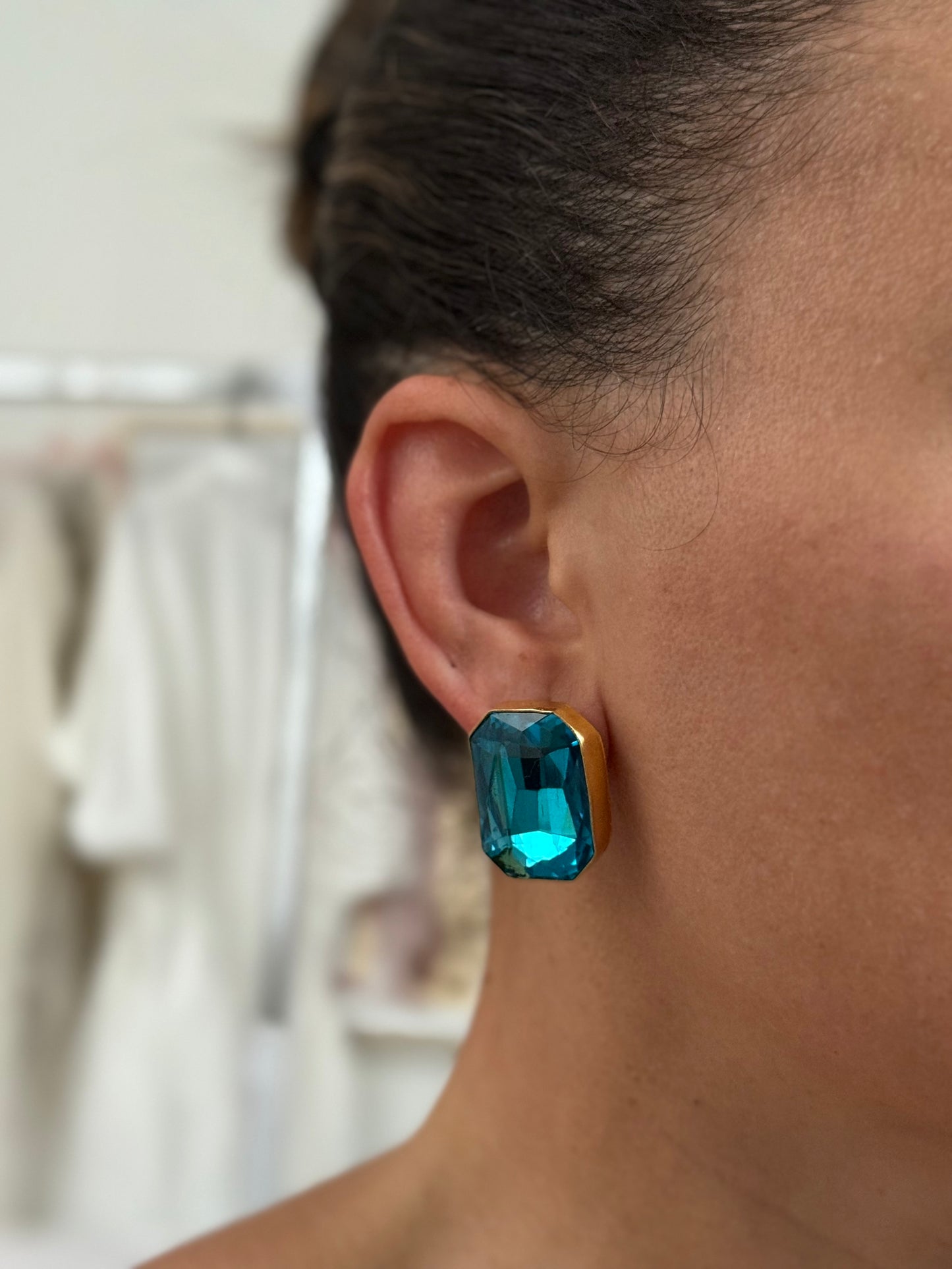 AURA MARINE EARRINGS BRONZE