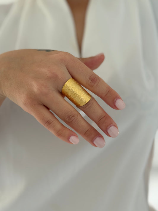 GOLDEN VEIL RING BRONZE