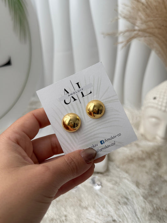 DOME SMOOTH STUDS BRONZE