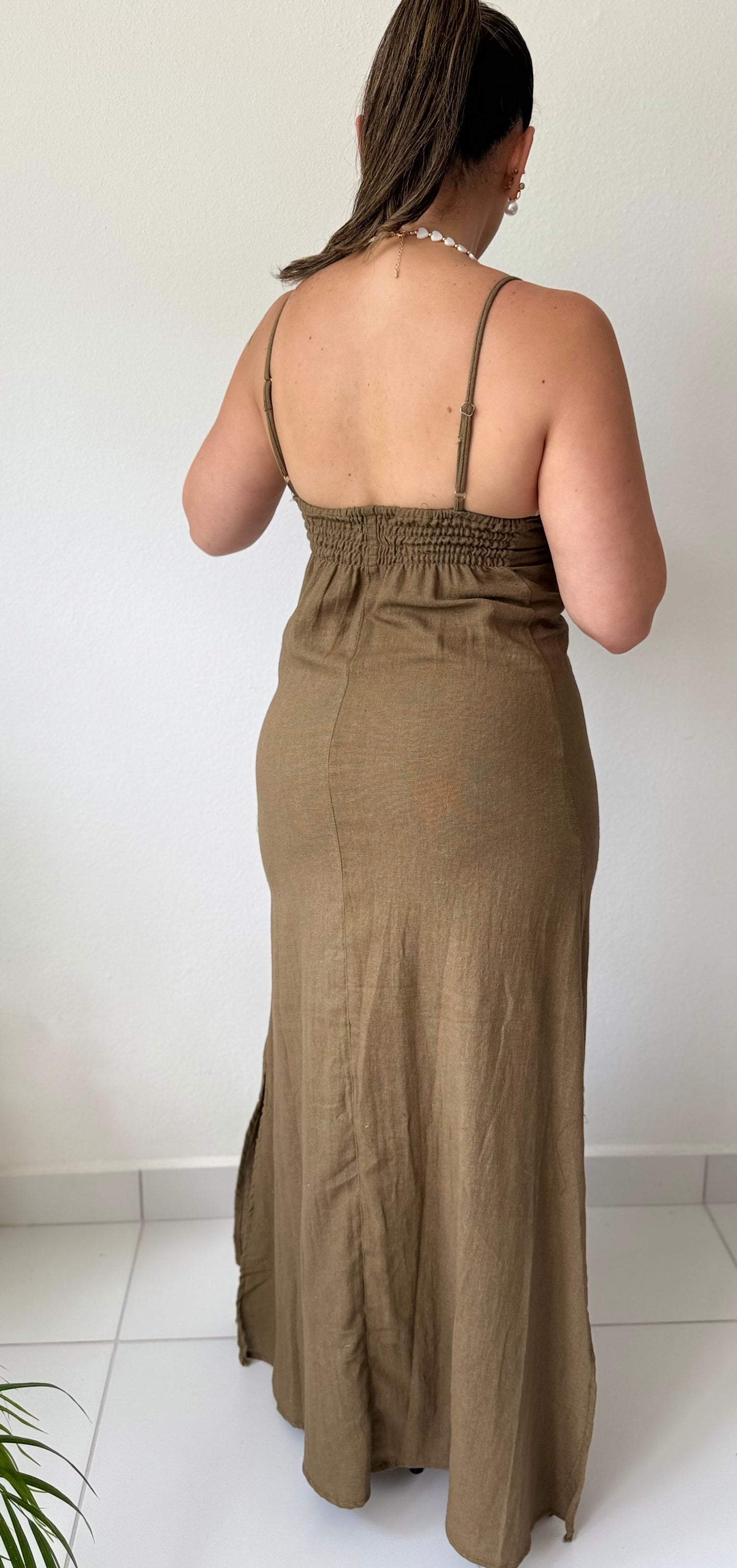 SIENNA MUSE-OLIVE DRESS